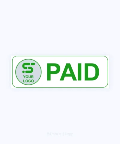 Paid Stamp Logo - Stock Stamps