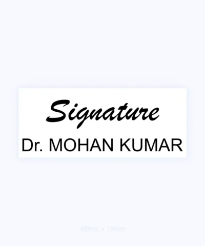 Signature Doctor Stamp - Neo Stamp F