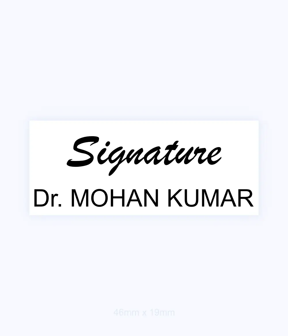 Signature Doctor Stamp NEO Stamp Q | create seal stamps online