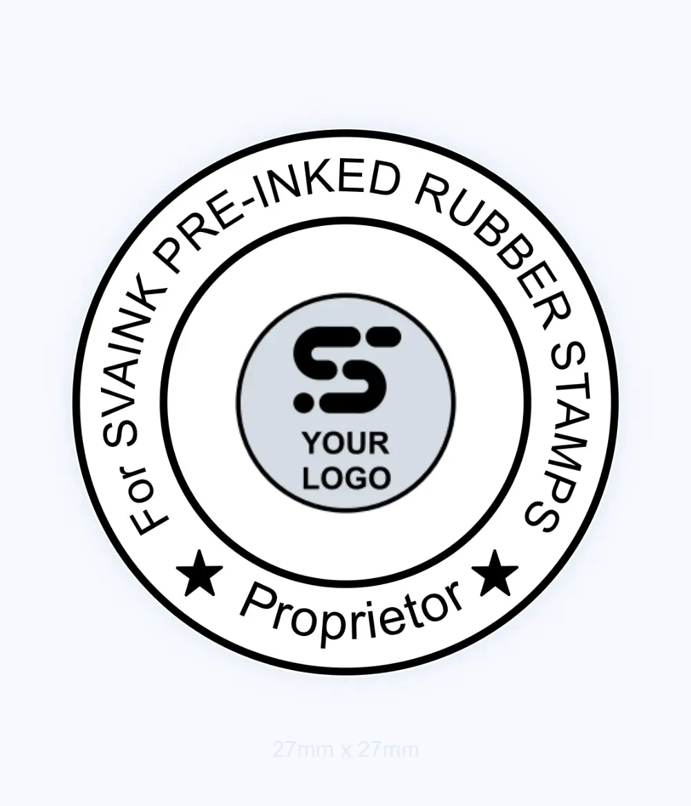 Company Round Stamp - Sun Stamper R