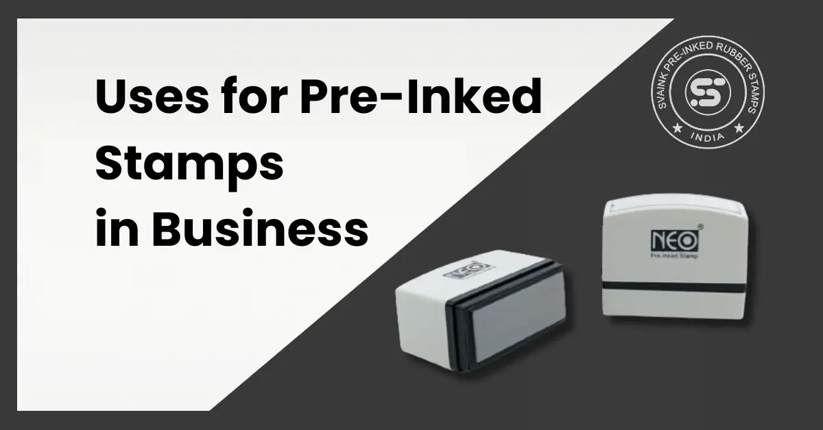 Pre-Inked Stamps in Business